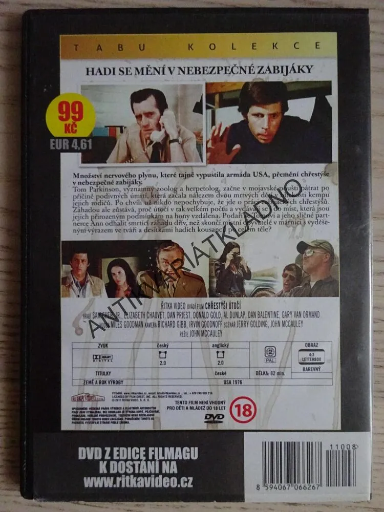 CHŘESTÝŠI ÚTOČÍ, DVD FILM