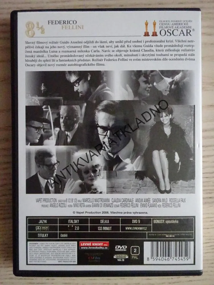8 1/2, DVD FILM