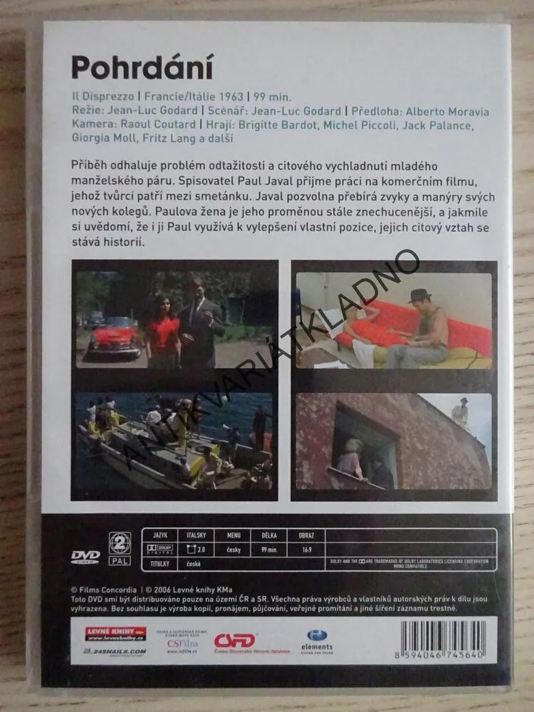 POHRDÁNÍ, DVD FILM