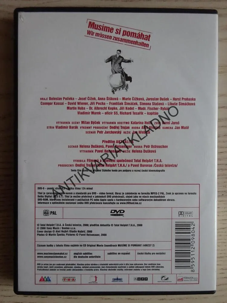 MUSÍME SI POMÁHAT, DVD FILM ČR