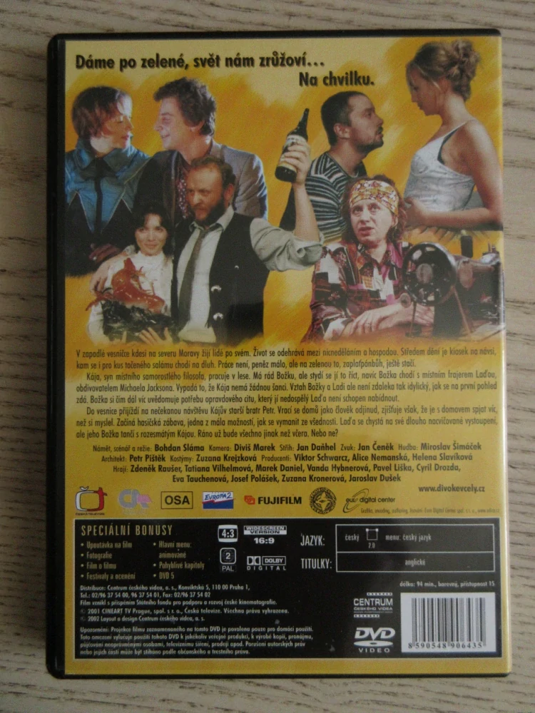 DIVOKÉ VČELY, PAVEL LIŠKA, DVD FILM