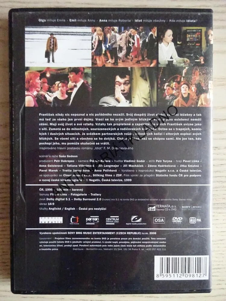 NÁVRAT IDIOTA, DVD FILM ČR