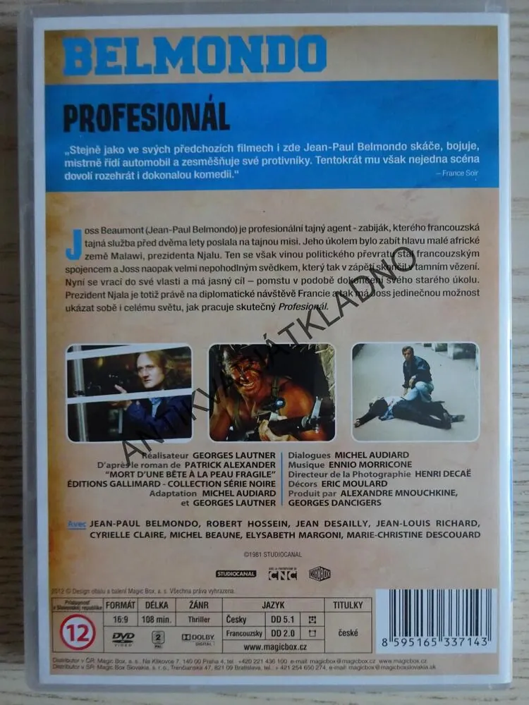 PROFESIONÁL, DVD FILM