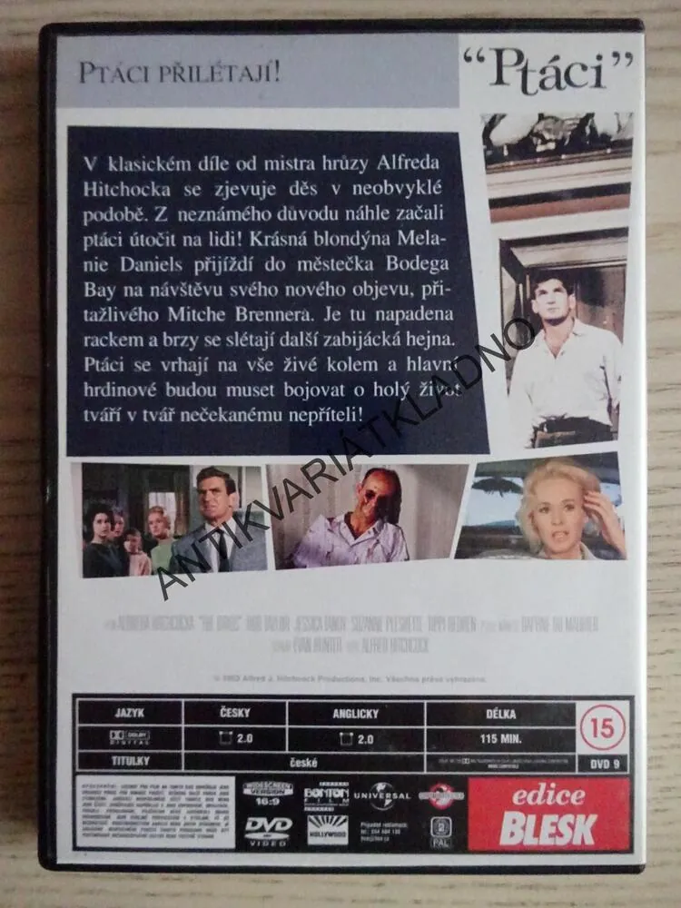 PTÁCI, DVD FILM