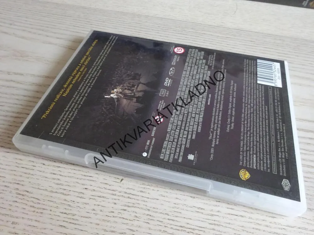 PÁN PRSTENŮ, SPOLEČENSTVO PRSTENŮ, DVD FILM