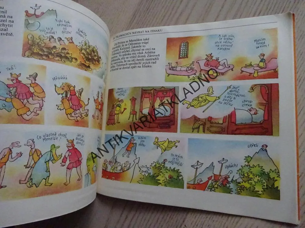 ODYSSEOVA DOBRODRUŽSTVÍ PŘI NÁVRATU DOMŮ, AUGUSTA, HONZÁK, FILCÍK, 1989,