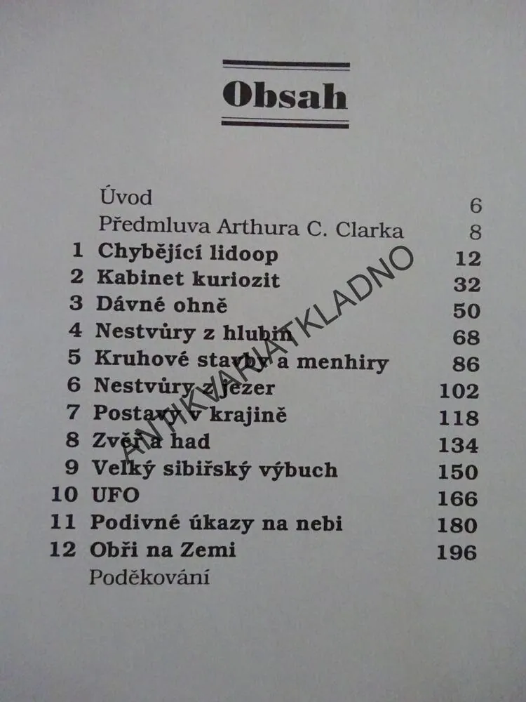 SVĚT TAJEMNÝCH SIL ARTHURA C. CLARKA, SIMON WELFARE, JOHN FAIRLEY, **an