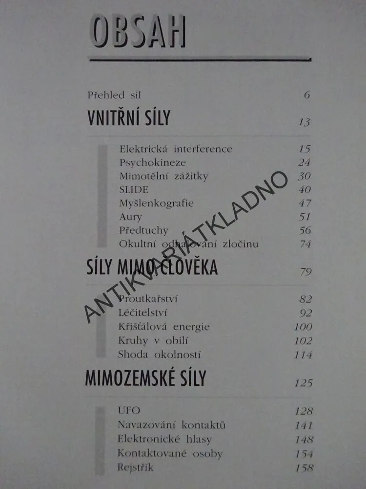 PARANORMÁLNÍ JEVY, MODERNÍ POHLED, JOHN SPENCER, **an