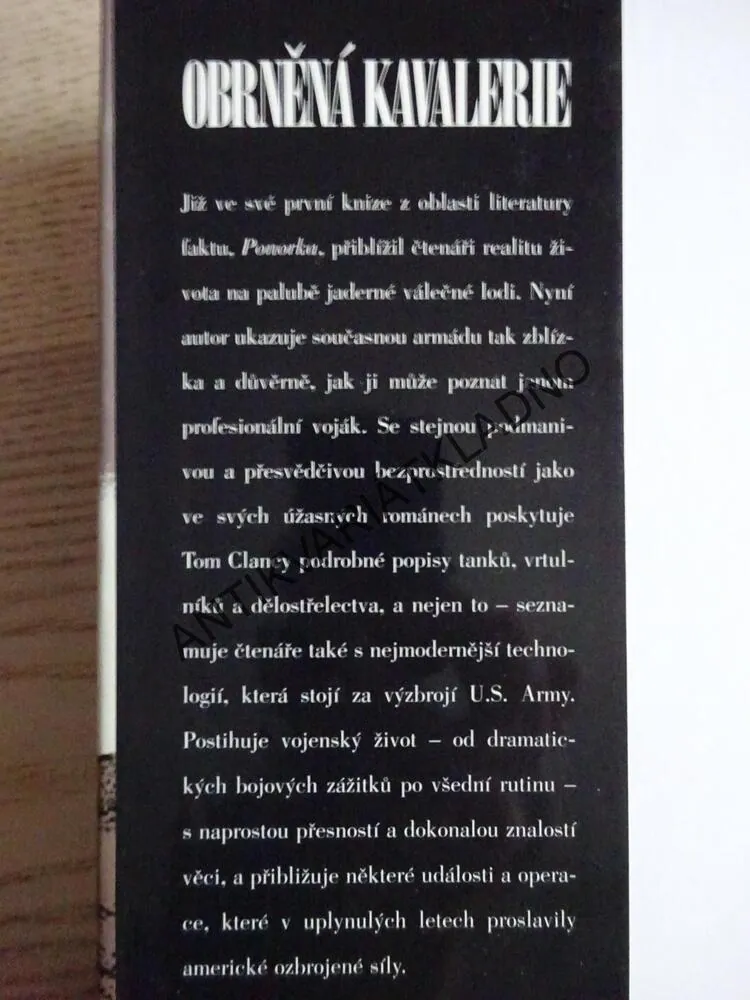 OBRNĚNÁ KAVALERIE, TOM CLANCY, **an