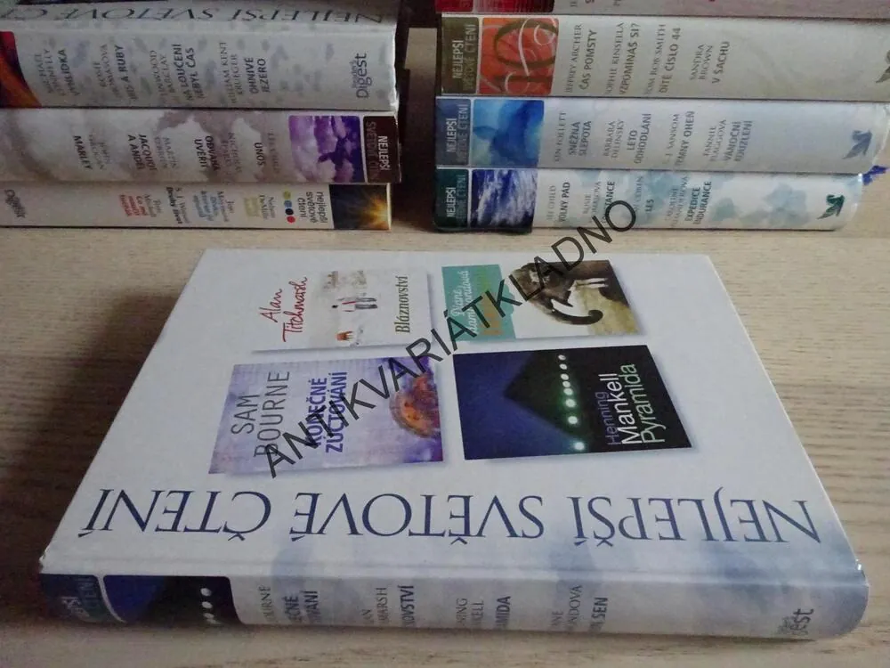 KONEČNÉ ZÚČTOVÁNÍ - BOURNE, BLÁZNOVSTVÍ - TITCHMARSH, PYRAMIDA - MANKELL, HANIN SEN - HAMMONDOVÁ, **an