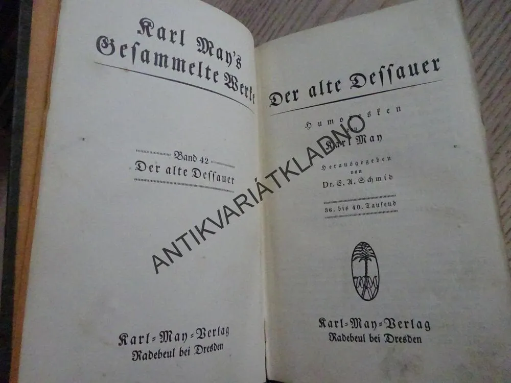 DER ALTE DESSAUER, KARL MAY, NĚMECKY