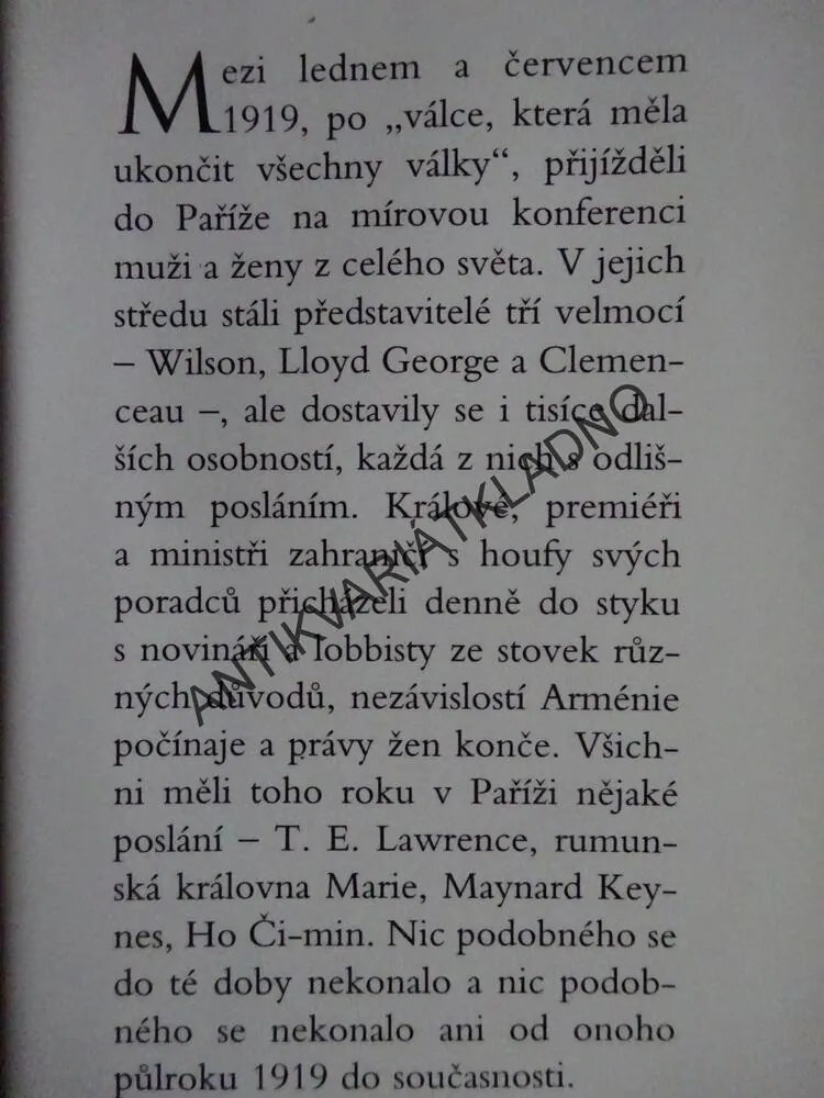 MÍROTVORCI, MARGARET MACMILLANOVÁ, **an