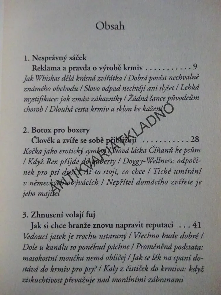 KOČKY BY KUPOVALY MYŠI, H. U. GRIMM, **an