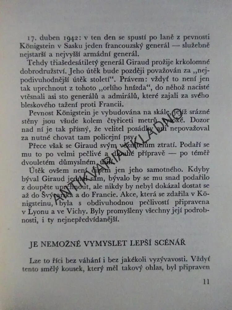 GENERÁL ZMIZEL, JACQUES GRANIER, **an