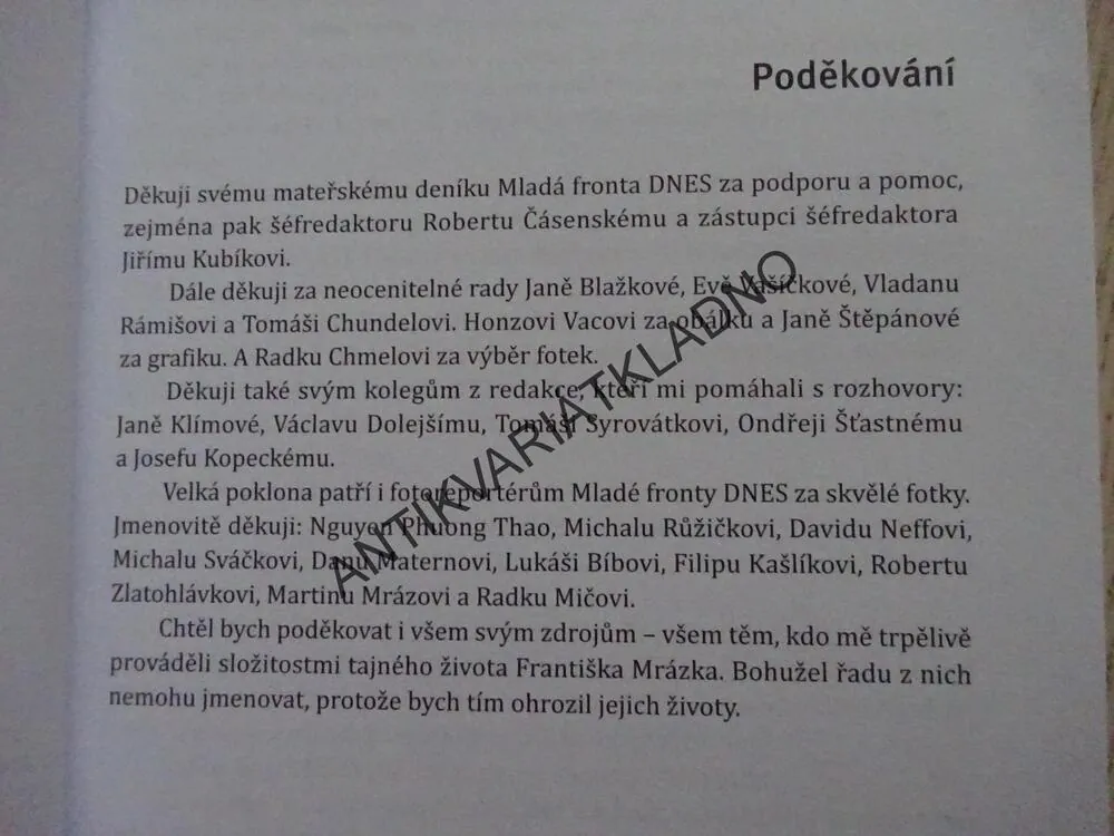 KMOTR MRÁZEK, 2., JAROSLAV KMENTA, KRAKATICE, **an