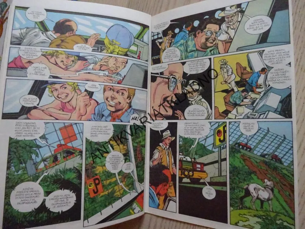 JURSKÝ PARK 2, KOMIKS