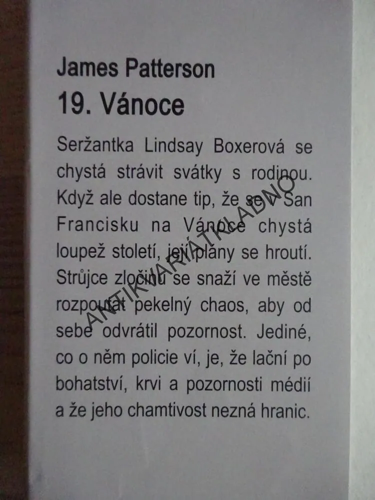 19. VÁNOCE, JAMES PATTERSON, MAXINE PAETRO, **an