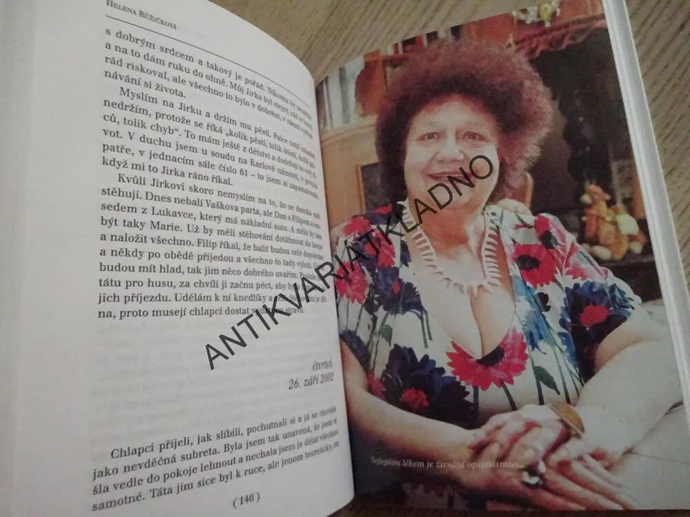 DENÍK MEZI ŽIVOTEM A SMRTÍ, MŮJ BOJ S RAKOVINOU, HELENA RŮŽIČKOVÁ, MARIE FORMÁČKOVÁ, **an