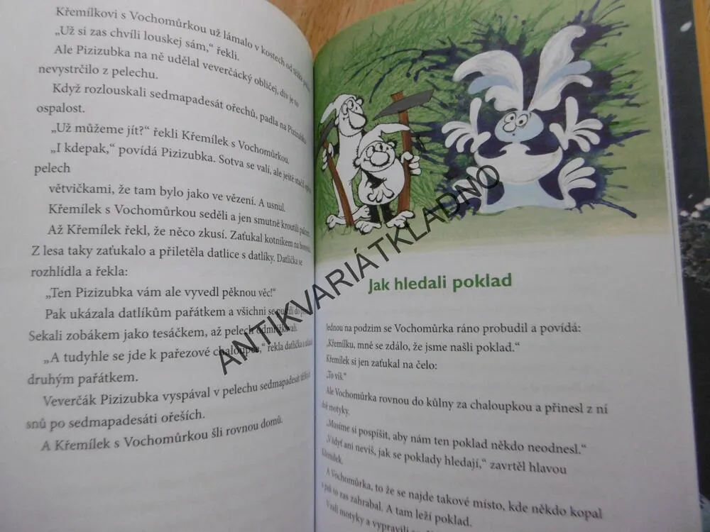 POHÁDKY Z PAŘEZOVÉ CHALOUPKY, KŘEMÍLEK,VOCHOMŮRKA,ČTVRTEK,SMETANA, VEČERNÍČEK