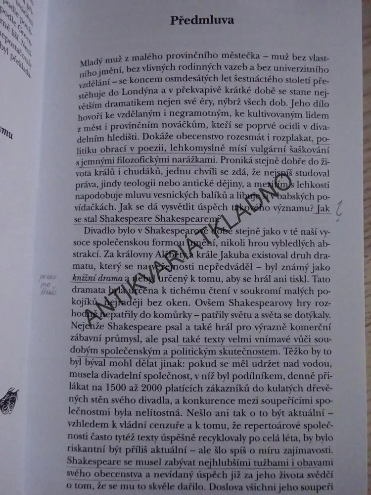 VELKÝ PŘÍBĚH NEZNÁMÉHO MUŽE, WILLIAM SHAKESPEARE, STEPHEN GREENBLATT, **an