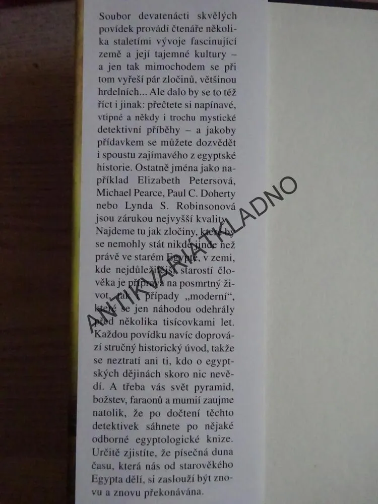 VELKÁ KNIHA EGYPTSKÝCH DETEKTIVEK, MIKE ASHLEY, **an