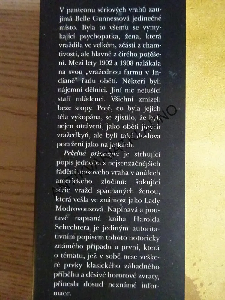 PEKELNÁ PRINCEZNA, HAROLD SCHECHTER, **an
