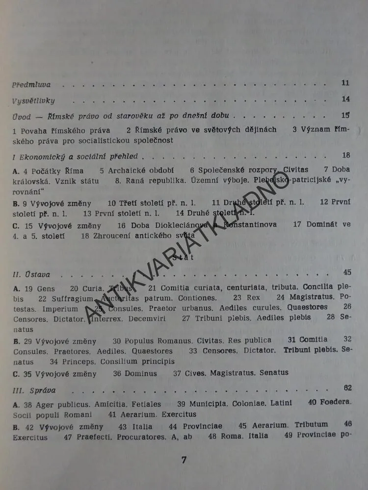 DĚJINY ŘÍMSKÉHO PRÁVA (VE TŘECH FÁZÍCH JEHO VÝVOJE), MILAN BARTOŠEK, **an