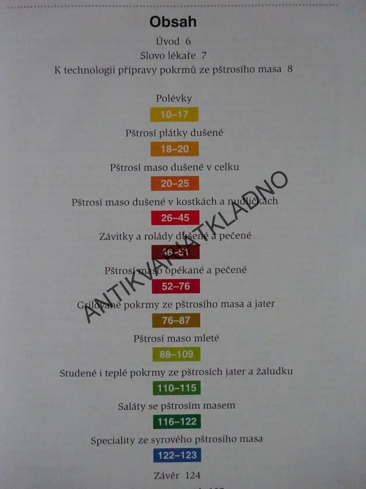 PŠTROS V ČESKÉ KUCHYNI, KUCHAŘKA, RECEPTY, **an