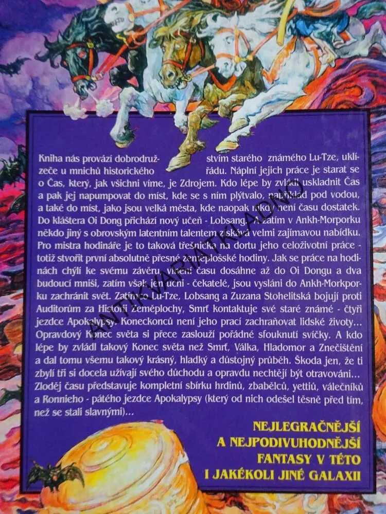 ZLODĚJ ČASU, ÚŽASNÁ ZEMĚPLOCHA, TERRY PRATCHETT, **an