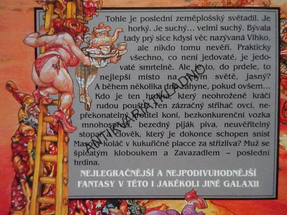 POSLEDNÍ KONTINENT, ÚŽASNÁ ZEMĚPLOCHA, TERRY PRATCHETT, **an