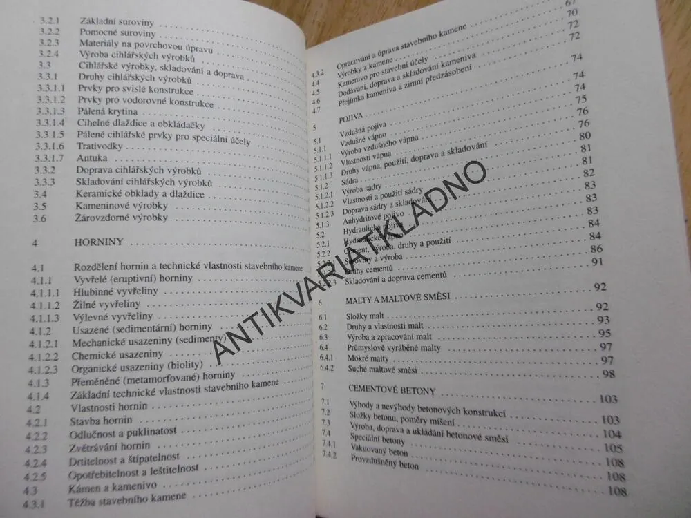 STAVEBNÍ MATERIÁLY, PRO 1.ROČNÍK SPŠ STAVEBNÍ, VOŠICKÝ
