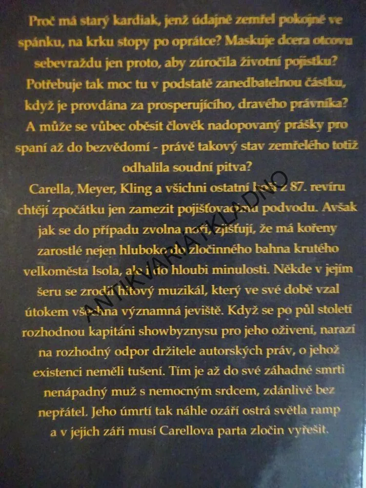 POSLEDNÍ TANEC, ED MCBAIN, **an
