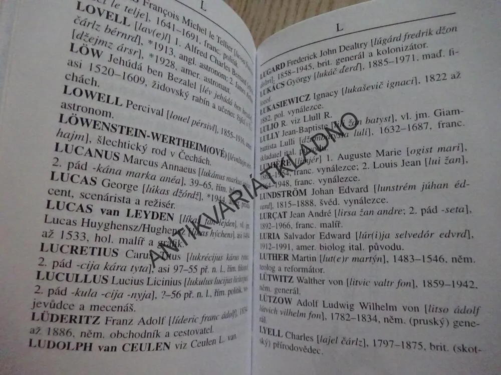 ČTEME JE SPRÁVNĚ, SLOVNÍČEK VÝSLOVNOSTÍ CIZÍCH JMEN, **an