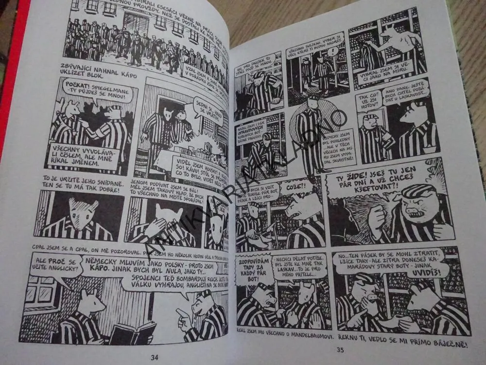 MAUS II, PŘÍBĚH OČITÉHO SVĚDKA, ART SPIEGELMAN, KOMIKS VÁLKA, **an