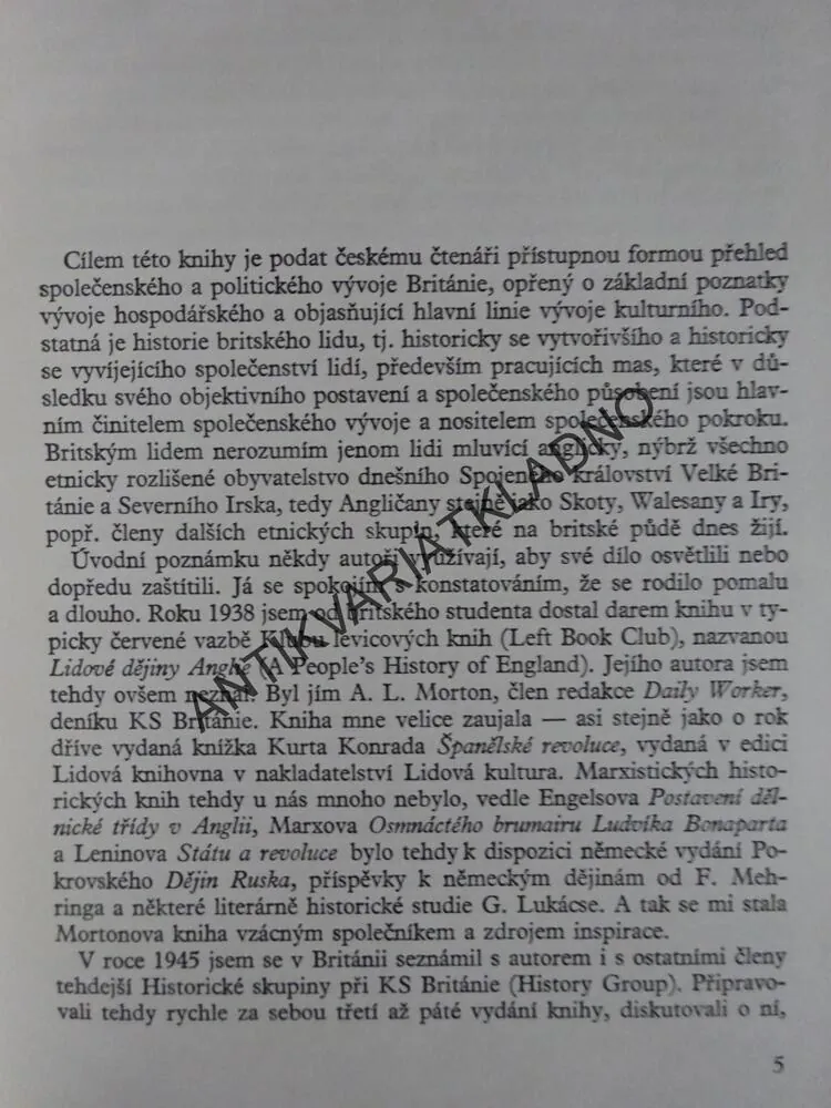 DĚJINY BRITÁNIE, JOSEF POLIŠENSKÝ, ANGLIE, **an
