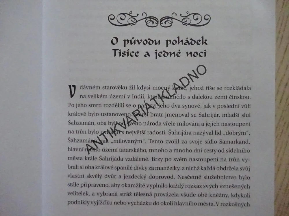 POHÁDKY TISÍCE A JEDNÉ NOCI,  2016 **an