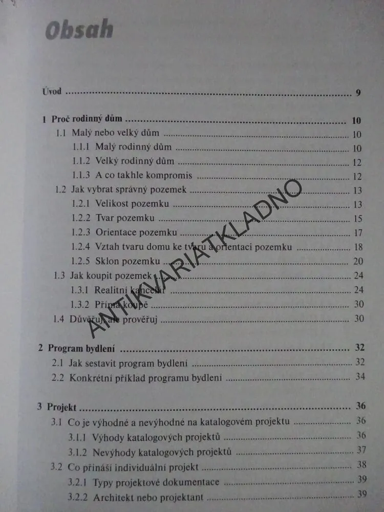 RODINNÝ DŮM, NEŽ ZAČNETE STAVĚT, PROFI HOBBY 117, **an