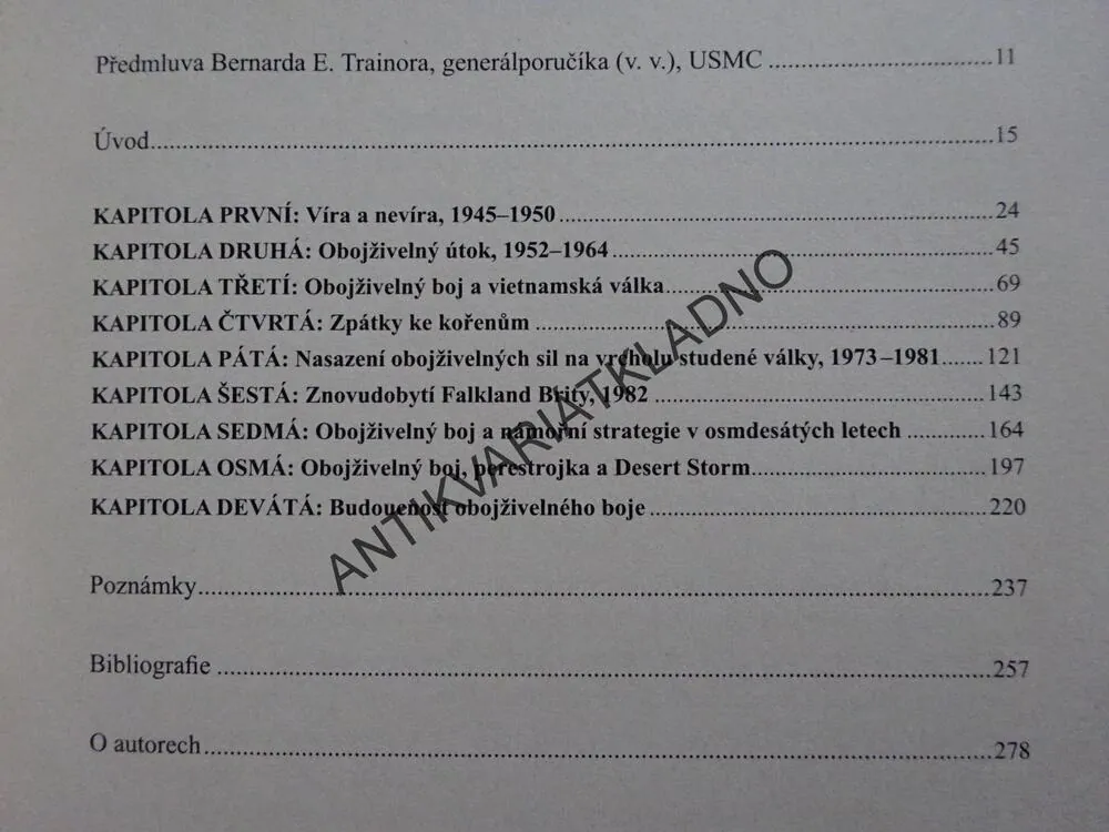 NÁMOŘNÍ PĚCHOTA ZA STUDENÉ VÁLKY, OBOJŽIVELNÝ BOJ, 1945-1991, ALEXANDER, BARTLETT, **an