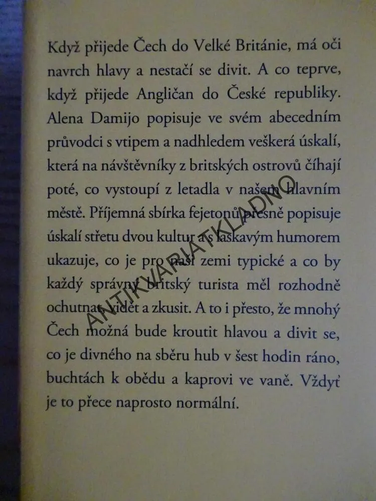 ANGLIČAN V ČESKU ANEB CZECH ME OUT, ALENA DAMIJO, **an