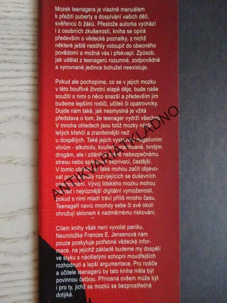 MOZEK TEENAGERA, FRANCES E. JENSEN, AMY ELLIS NUTT, **an