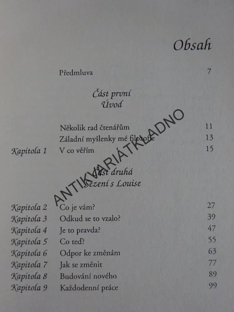 MILUJ SVŮJ ŽIVOT, LOUISE HAY, **an