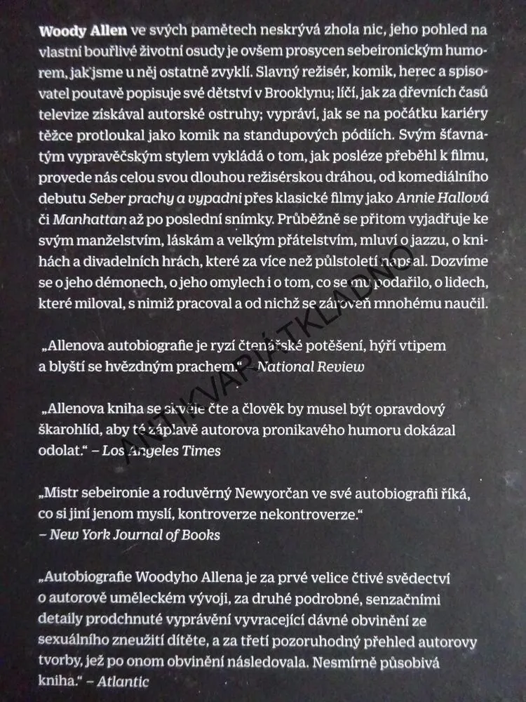 MIMOCHODEM, WOODY ALLEN, **an