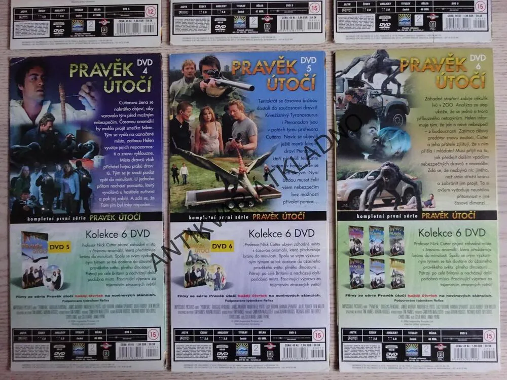 PRAVĚK ÚTOČÍ, 1-6, DVD FILM
