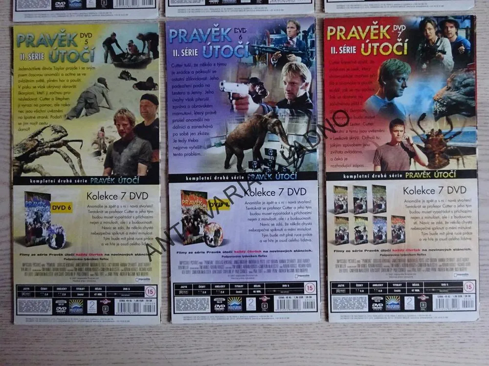 PRAVĚK ÚTOČÍ, II. SÉRIE, 1-7, DVD FILM
