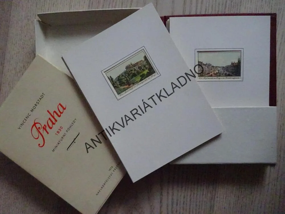 PRAHA, MINIATURNÍ POHLEDY, 1830, VINCENC MORSTADT 1970, **an