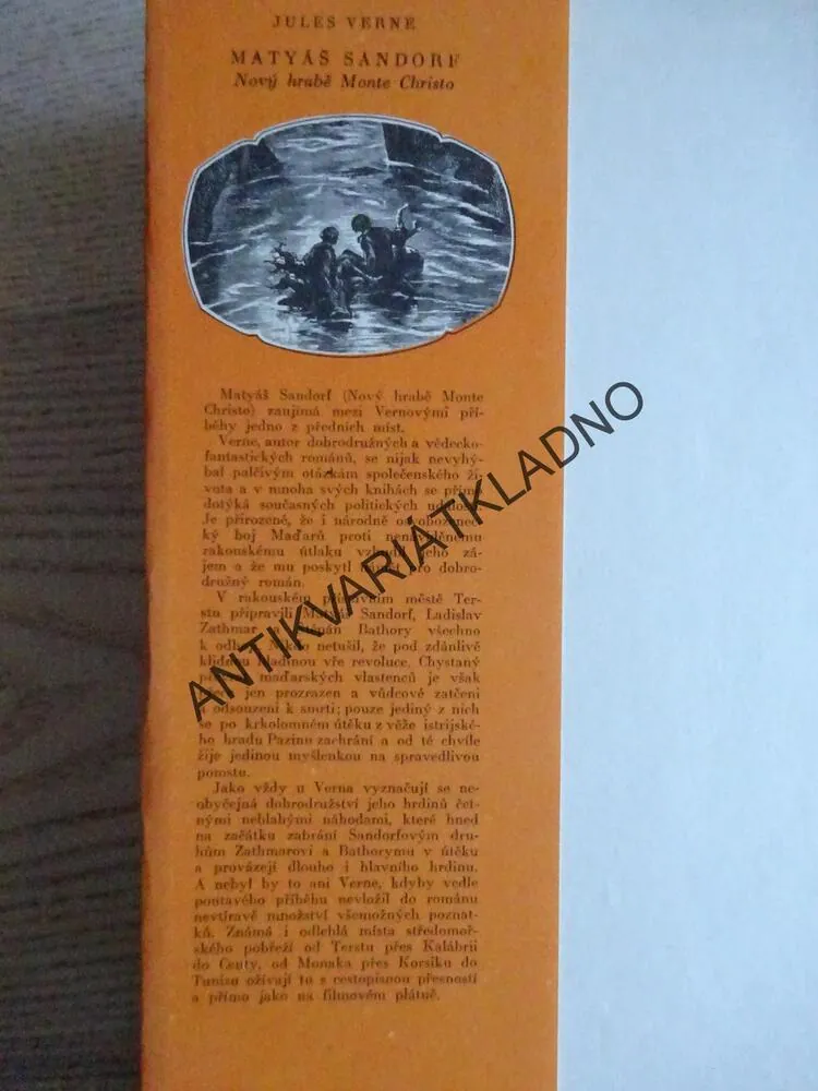 MATYÁŠ SANDORF 1, NOVÝ HRABĚ MONTE CHRISTO, JULES VERNE, 1981, **an