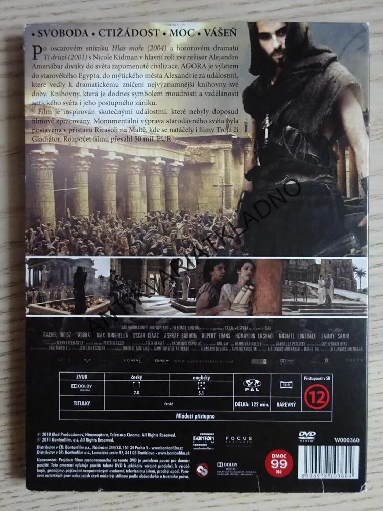 AGORA, DVD FILM