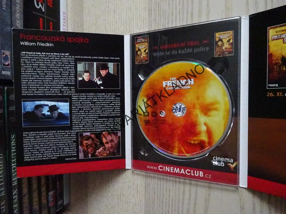 FRANCOUZSKÁ SPOJKA, DVD FILM