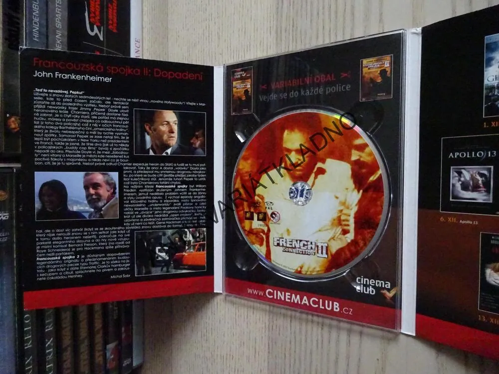 FRANCOUZSKÁ SPOJKA II: DOPADENÍ, DVD FILM