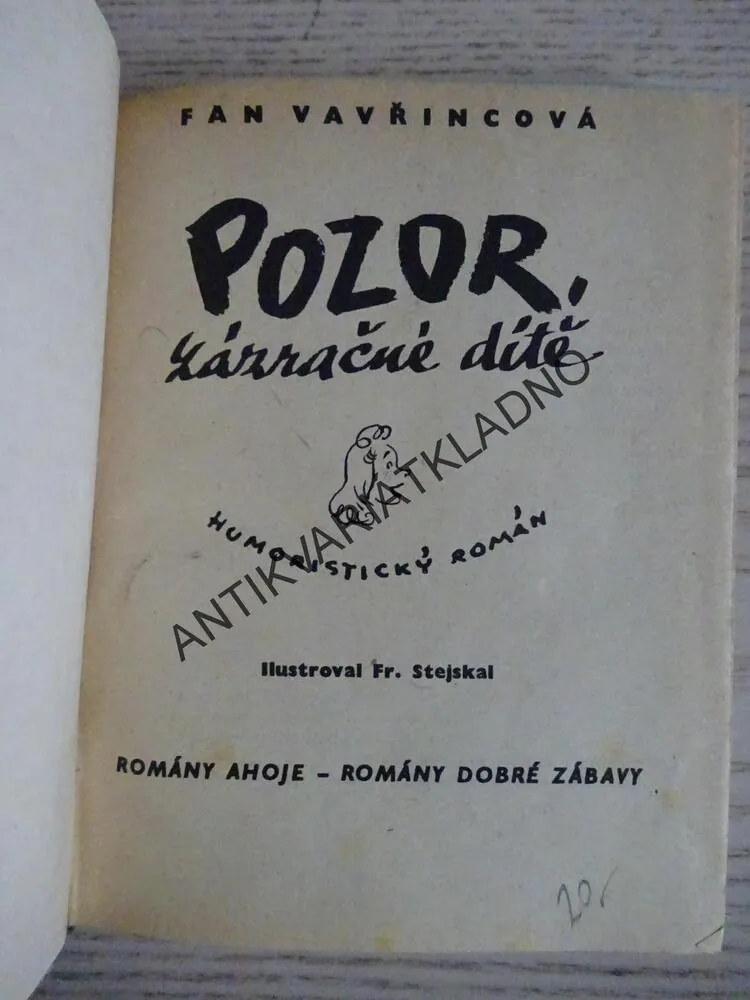 POZOR ZÁZRAČNÉ DÍTĚ, FAN VAVŘINCOVÁ, **an